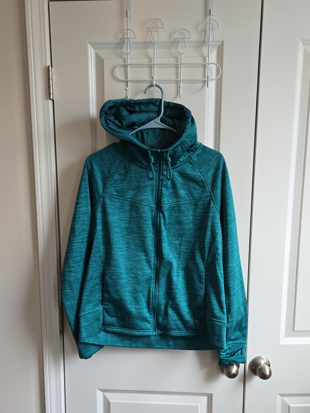 Danskin Now Teal Zip Up Hoodie